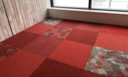 Looking for Interface carpet tiles? Heuga / Interface Shuffle It in the color Shades of red is an excellent choice. View this and other carpet tiles in our webshop.