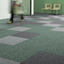 Looking for Heuga carpet tiles? 700 Interloop in the color Aspen Green is an excellent choice. View this and other carpet tiles in our webshop.