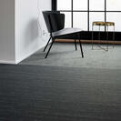 Interface Mock Space One Planks / Microtuft / 25 cm x 100 cm / Black