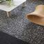 Interface Etched & Threaded / Bouclé / 50 cm x 50 cm / Black, Grey / 4