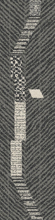 Interface Accent Hours / Bouclé / 25 cm x 100 cm / Black, Grey