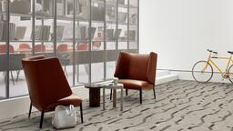 Interface Accent Hours / Bouclé / 25 cm x 100 cm / Brown, Beige