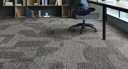 Interface Third Space 302 / Bouclé / 50 cm x 50 cm / Grey, Brown