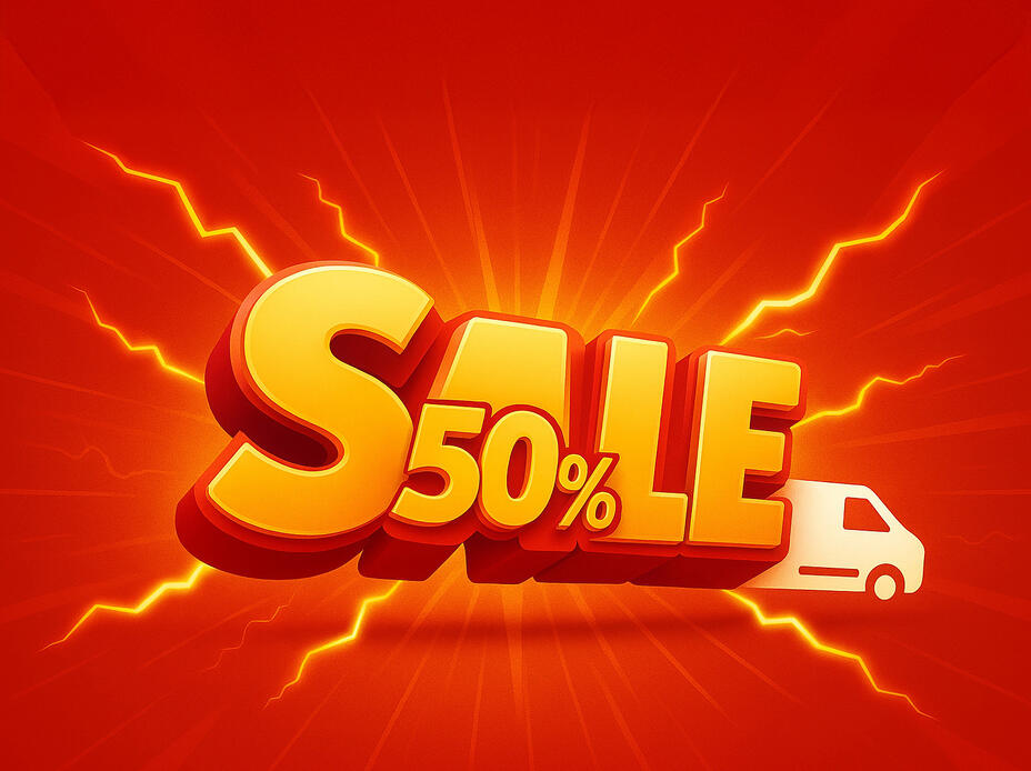 50% OFF SHIPPING COSTS / This offer is temporary