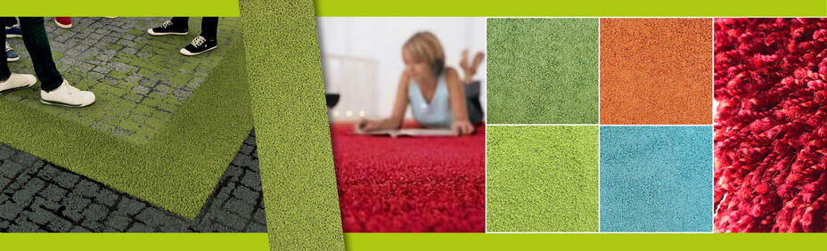 Deep-pile carpet tiles
