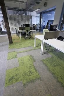 Beautiful design of Interface Urban Retreat Carpet Tiles