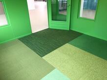 The green room with Interface carpet tiles