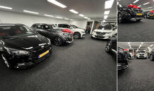 An auto showroom that shines: thanks to our 1x1m Retro Black carpet tiles.
